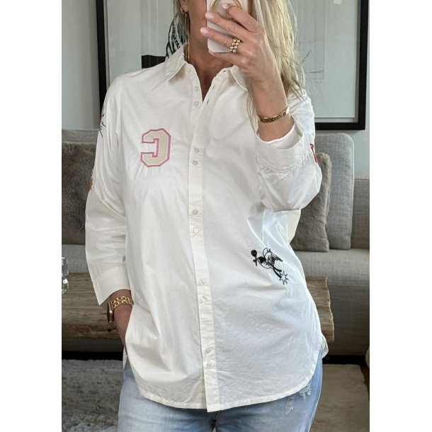 Jila Olena Shirt- Spring gardenia