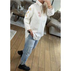 Jila Olena Shirt- Spring gardenia