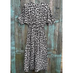 Jolie cotton dress- Leopard