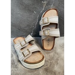 Joia Studded Sandels 301- Beige