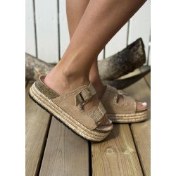 Joia Studded Sandels 301- Khaki