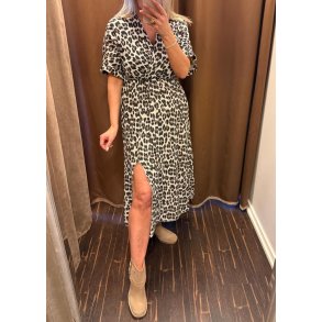 Jolie cotton dress- Leopard