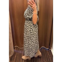 Jolie cotton dress- Leopard