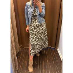 Jolie cotton dress- Leopard