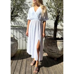 Jolie cotton dress- white