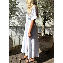 Jolie cotton dress- white