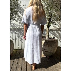 Jolie cotton dress- white