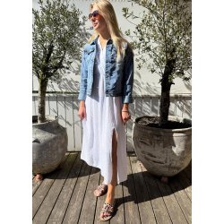 Jolie cotton dress- white