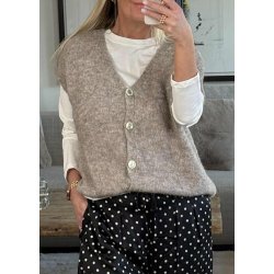 Jasha L/S Re T-shirt- Cloud dancer