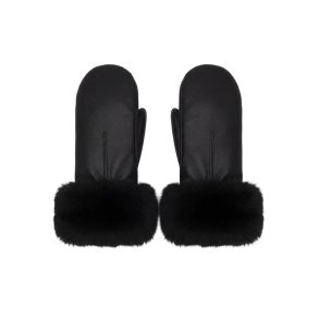 June Mittens Div- Black/ Black