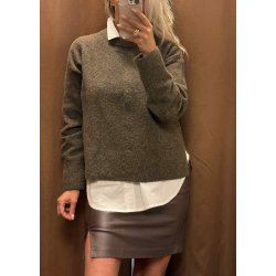 Melba Mw Mini Skirt- Seal Brown