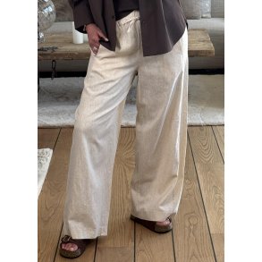 Kadie Mw Wide Pants- Birch Melange