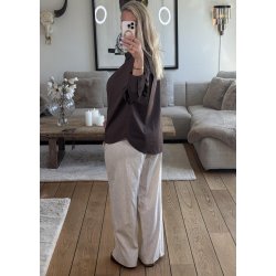 Zila l/s Re Shirt-Seal Brown