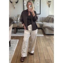 Zila l/s Re Shirt-Seal Brown