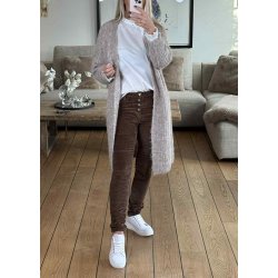 Kaia Brava Long Cardigan- Nomad Mel