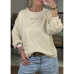 Karly Sweatshirt- Beige