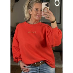 Karly Sweatshirt- Coral