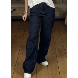 Kate Wide Jeans 549- Dark blue