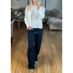 Kate Wide Jeans 549- Dark blue