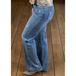 Kate Wide Worn Jeans 903- blue