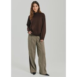 Katie High RollNeck Pullover-Mole