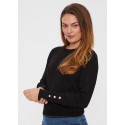 Katie ONeck Button Pullover-Bl