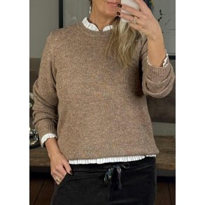 Katrina Pullover-Tannin Melange