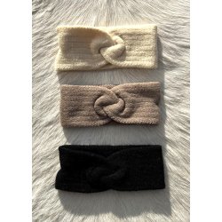 Knit Headband - Beige