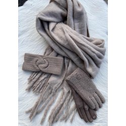 Knit Headband - Taupe