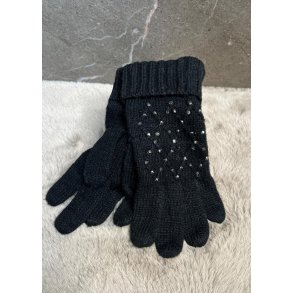 Knit Stone Gloves - Black