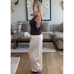 Kuni Thess Siglet  Knit Top- seal 