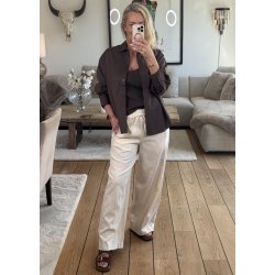 Kuni Thess Siglet  Knit Top- seal 