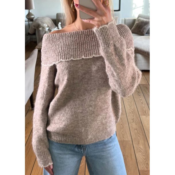 Laf Soft Wool Knit- Taupe