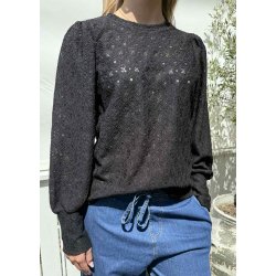 Laila Ls Re Top- Black