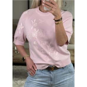 Laney Rubin Pullover-Pale lilac flo