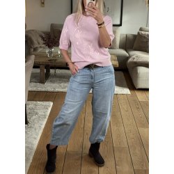 Laney Rubin Pullover-Pale lilac flo