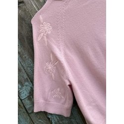 Laney Rubin Pullover-Pale lilac flo