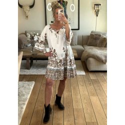 Laura Dress- Brown 