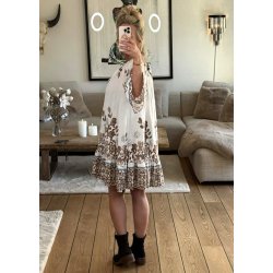Laura Dress- Brown 