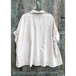 LAVIA OVERSIZE SHIRT-BEIGE 