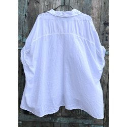 LAVIA OVERSIZE SHIRT--WHITE 