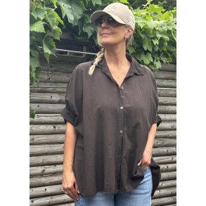 Lavia Oversize Shirt- Chokolate