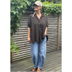 Lavia Oversize Shirt- Chokolate