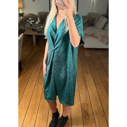 Lea Glam Dress- Green