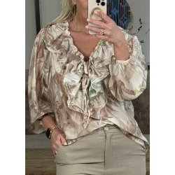 Leaf Shirt- Beige