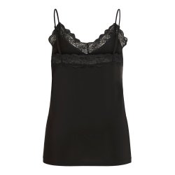 Leena New Lace Singlet- Black 