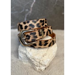 Leopard Belt - Camel