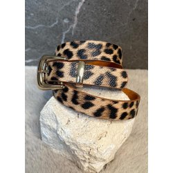 Leopard Belt - Camel