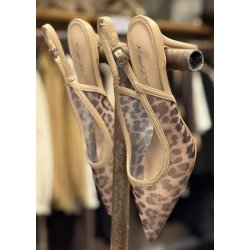 Leo High Heels Shoes- Beige
