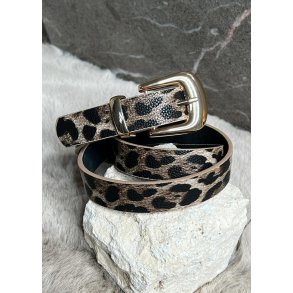 Leopard Belt - Taupe